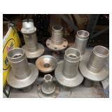 Rear axel hubs, not finished