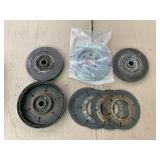 Clutch parts and fly wheel