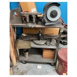 Angle plates and grinder