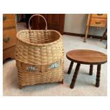 Stool and basket