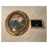 Vtg picture & Jewery
