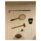 Vtg sports decor
