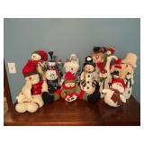 Assorted Christmas snowmen