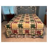 Hand made machine pieced Quilt {Twin}