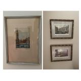 Vtg Venice wall grouping