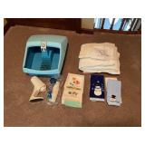Foot fixer, towels