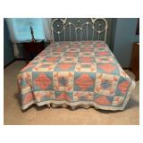 Hand made machine pieced Quilt (Twin)