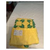 2- Twin quilts and matching vallan
