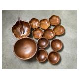 Wood Salad bowl sets