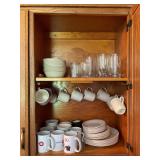 Dishes and drinking glasses