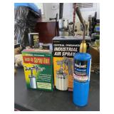 Paint spray guns, propane