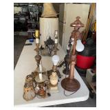 Assorted lamps and lamp shape