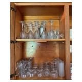 Assorted glassware