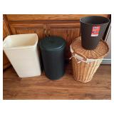 Loundry hamper and trash cans