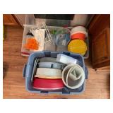 Kitchen plastic storage