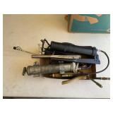 Assorted grease guns