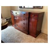 Buffet table