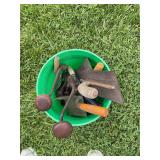 Assorted drywall tools