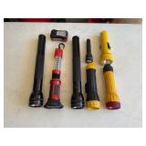 Assorted flash lights