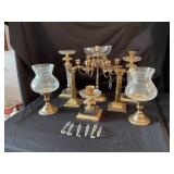 Assorted candle holders