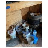Contents of shelves
