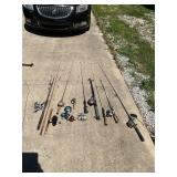 Fishing poles