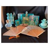 Vtg Ladies perfumes and accessories