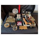 Vtg ash trays, home decor