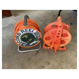 Extension cord with reels