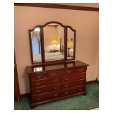Dresser with mirror