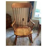 Wood rocking chair