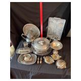 Silver plated tableware