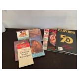 Playboy magazine and tapes
