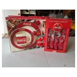 Coca-Cola dishes and silverware