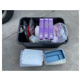Plastic storage containers