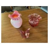 Fenton pink glass