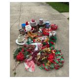 Assorted Christmas decorations