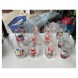 Coca Cola Christmas glasses