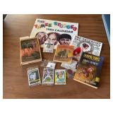Vtg books and baseball cards