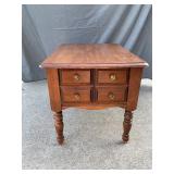 Wood End Table