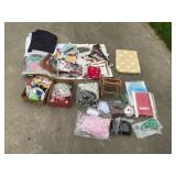 Assorted craft supplies