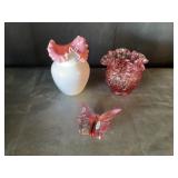 Fenton pink glass