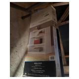 New white bookcase
