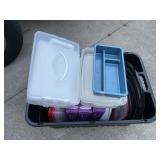 Plastic storage containers
