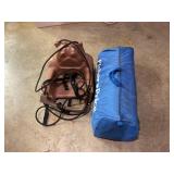 Child swing and fisher price pack and play