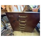 6 drawer small metal cabinet