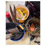 Buckets with contents