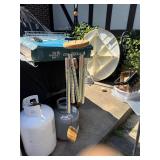 Shepherd hooks and windchimes