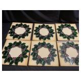 6 Stained glass wreaths