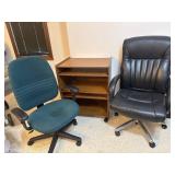 Computer table and 2office chairs